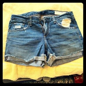 Denim shorts